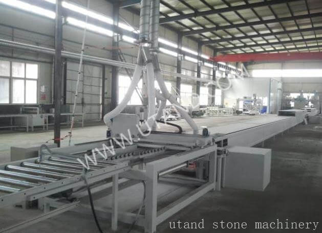Solid surface production line