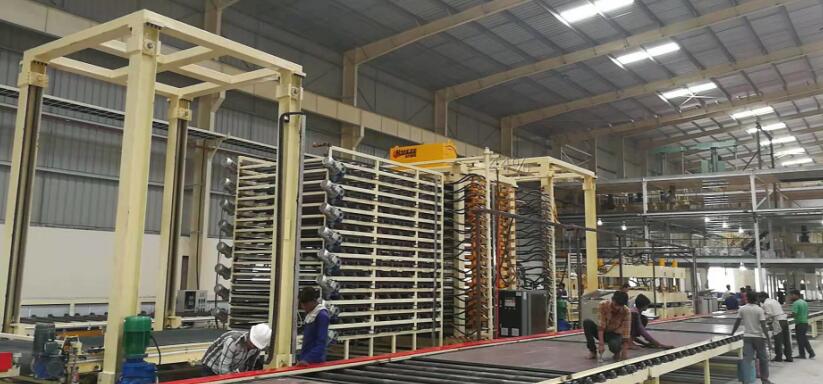 corian quartz slab production line