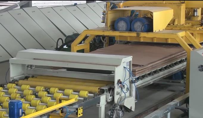 quartz stone pressing line machinery