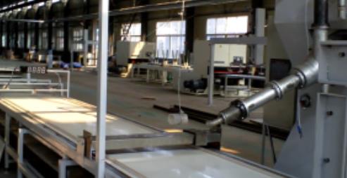 solid surface manufacturing plant process