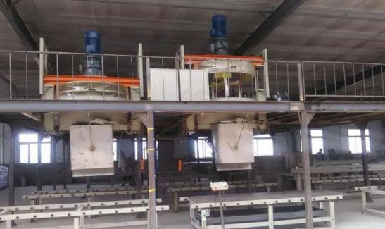 Artificial stone mixer picture