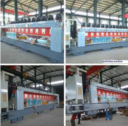 automatic Stone Polishing Machine in factory